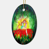 VEILIGHEIDSDREAMING OP EEN RODE STROOM, VIBRANT RU KERAMISCH ORNAMENT (Links)