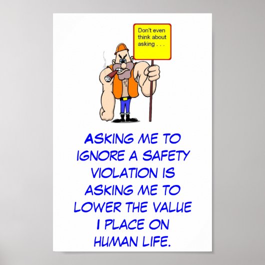 Veiligheidsfilosofie Poster (Voorkant)