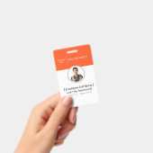 Veiligheidsfunctionaris Werknemer Foto ID-badge Si Badge (Handheld)
