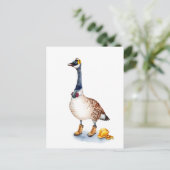 Veiligheidsgans Briefkaart (Staand voorkant)