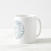 veiligheidsgearceerde lucht haar Mogs Koffiemok (Voorkant rechts)