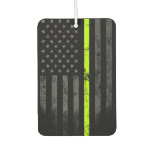 Veiligheidsgeel lijnwerkers Amerikaanse vlag Luchtverfrisser