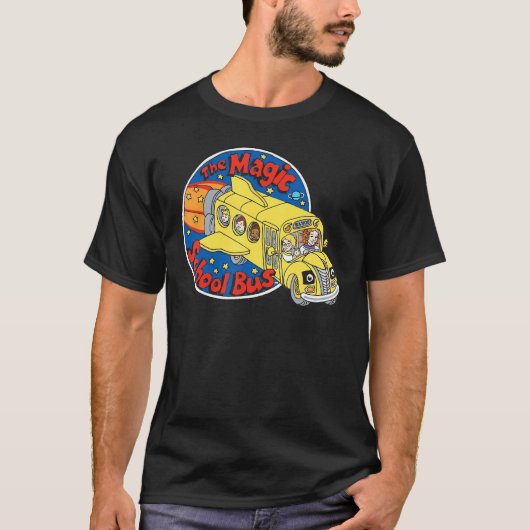 Veiligheidsgordels iedereen Magic School Bus Drive T-shirt (Voorkant)