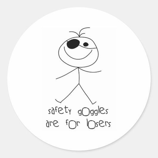 Veiligheidsgordels Ronde Sticker (Voorkant)
