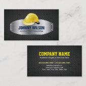 Veiligheidshelm voor metalen Bord Visitekaartje (Voorkant / Achterkant)