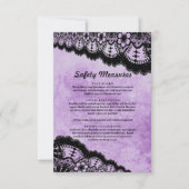 Veiligheidsmaatregelen voor gothic Paars Grunge Bl (Voorkant)