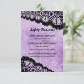 Veiligheidsmaatregelen voor gothic Paars Grunge Bl (Staand voorkant)