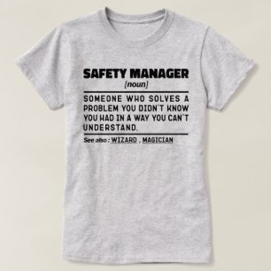Veiligheidsmanager Noun Gepensioneerde werknemer G T-shirt