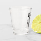 Veiligheidsmanager Shot Glas (Links)