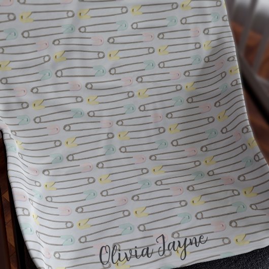 Veiligheidspatroon grijs Matig Kinder ventilatorva Fleece Deken