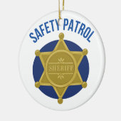 Veiligheidspatroon Keramisch Ornament (Links)