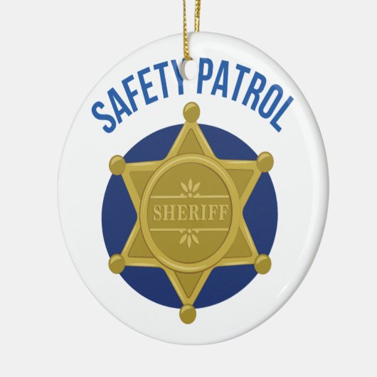 Veiligheidspatroon Keramisch Ornament (Links)