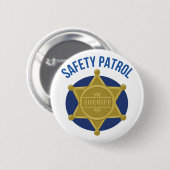Veiligheidspatroon Ronde Button 5,7 Cm (Voorkant /achterkant)