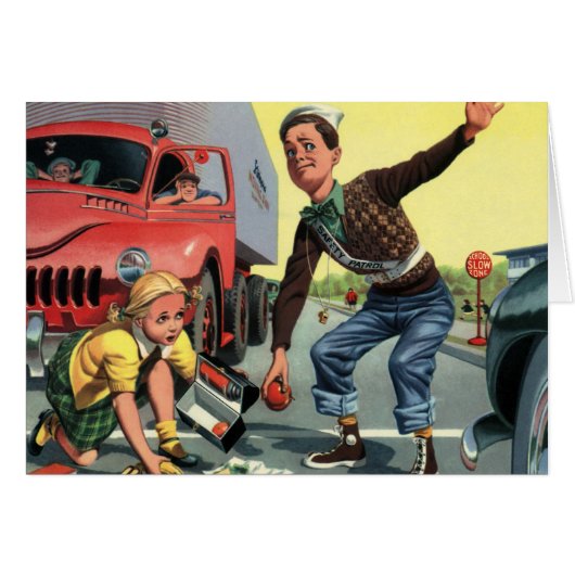 Veiligheidspatrouille Overstekende Garde Helpende (Voorkant Horizontaal)