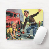  Veiligheidspatrouille Overstekende Garde Helpende Muismat (Met muis)