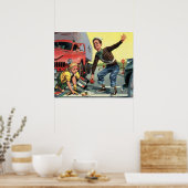  Veiligheidspatrouille Overstekende Garde Helpende Poster (Keuken)