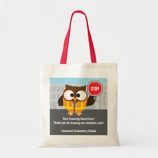 Veiligheidspatrouille van de School Cross Hartelij Tote Bag (Voorkant)