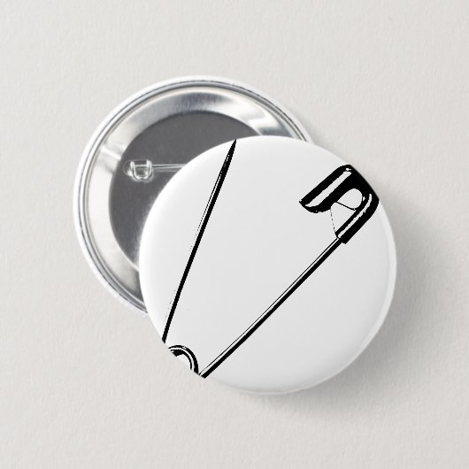 VEILIGHEIDSPELD RONDE BUTTON 5,7 CM (Voorkant /achterkant)