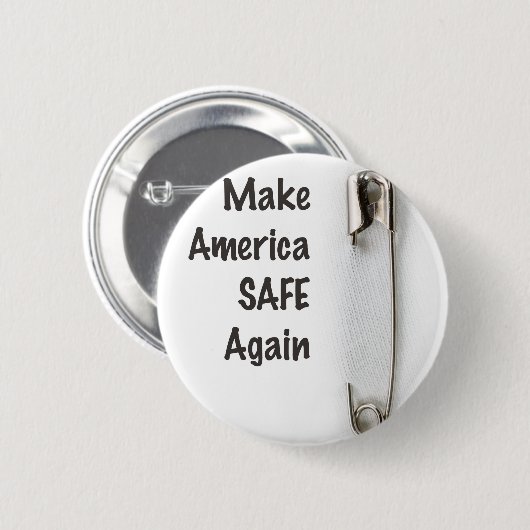 veiligheidspin ronde button 5,7 cm (Voorkant /achterkant)