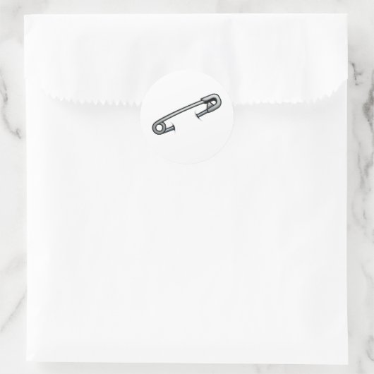 Veiligheidspin solidariteit sticker (Tas)