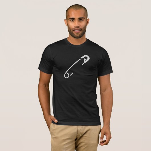 veiligheidspin t-shirt (Voorkant volledig)