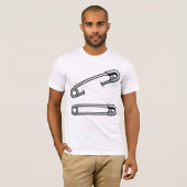 Veiligheidspinnen Mannen T-shirt (Voorkant volledig)