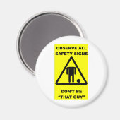 Veiligheidssignaal Magneet (Voorkant / Achterkant)