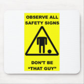 Veiligheidssignaal Muismat (Voorkant)