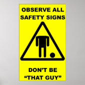 Veiligheidssignaal Poster (Voorkant)