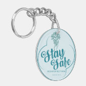 Veiligheidssleutelketen Sleutelhanger (Voorkant Links)