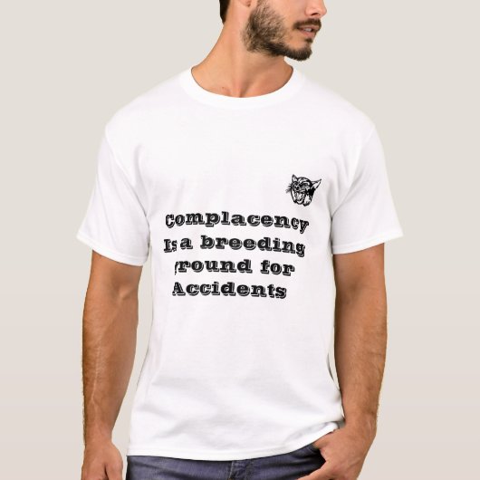 Veiligheidsslogan T-shirt (Voorkant)