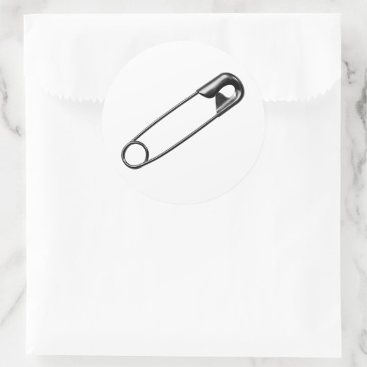 Veiligheidsspeld Sticker Groot (Tas)