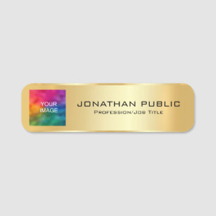 Veiligheidsspeld van de werknemer of magnetisch uw naamplaatje