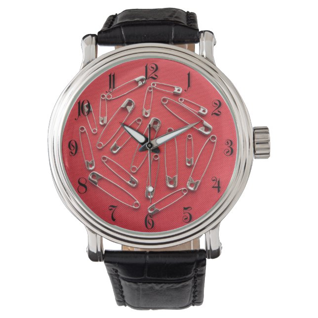 Veiligheidsspelden Horloge (Voorkant)