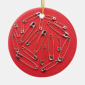 Veiligheidsspelden Keramisch Ornament (Voorkant)