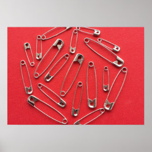Veiligheidsspelden Poster