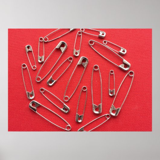 Veiligheidsspelden Poster (Voorkant)