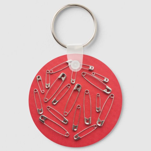 Veiligheidsspelden Sleutelhanger (Voorkant)