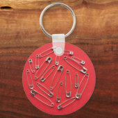Veiligheidsspelden Sleutelhanger (Voorkant)