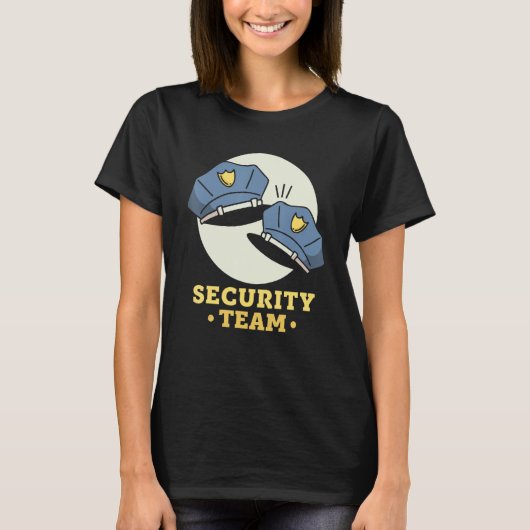 Veiligheidsteam Bouncer Doorman Guard T-shirt (Voorkant)