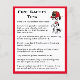 Veiligheidstips voor brandpreventie met een Dalmat Flyer