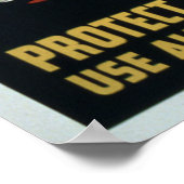 veiligheidsuitrusting tijdens de Tweede Wereldoor Poster (Hoek)