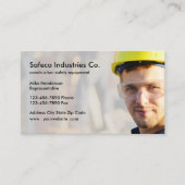 Veiligheidsuitrusting voor de bouw visitekaartje (Voorkant)