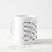 Veiligheidsverbintenis Koffiemok (Voorkant links)