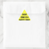 Veiligheidszonewerk Sticker (Tas)