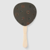 Veiling Veiling Halloween Feest Paddles Handwaaier (Achterkant)