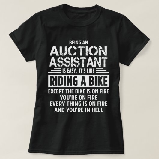Veilingassistent T-shirt (Design voorkant)