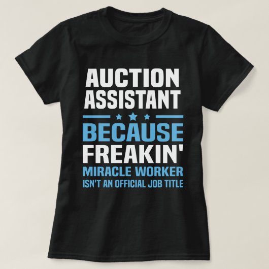 Veilingassistent T-shirt (Design voorkant)
