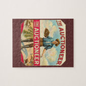 Veilingmeester Sigarenlabel Veiling Legpuzzel (Horizontaal)