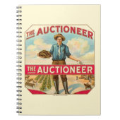 Veilingmeester Sigarenlabel Veiling Notitieboek (Voorkant)
